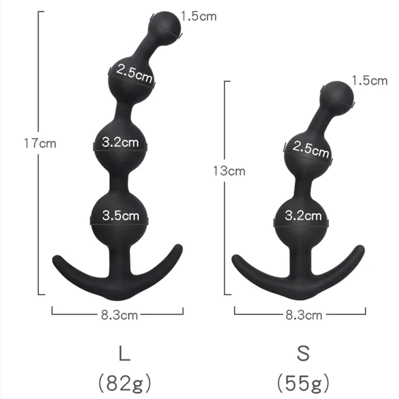 Silicone Anal Beads Prostate Massager Anal Expansion Docking Plug G-spot Clitoral Stimulator Female Gay Masturbator Adult Produc - Image 6