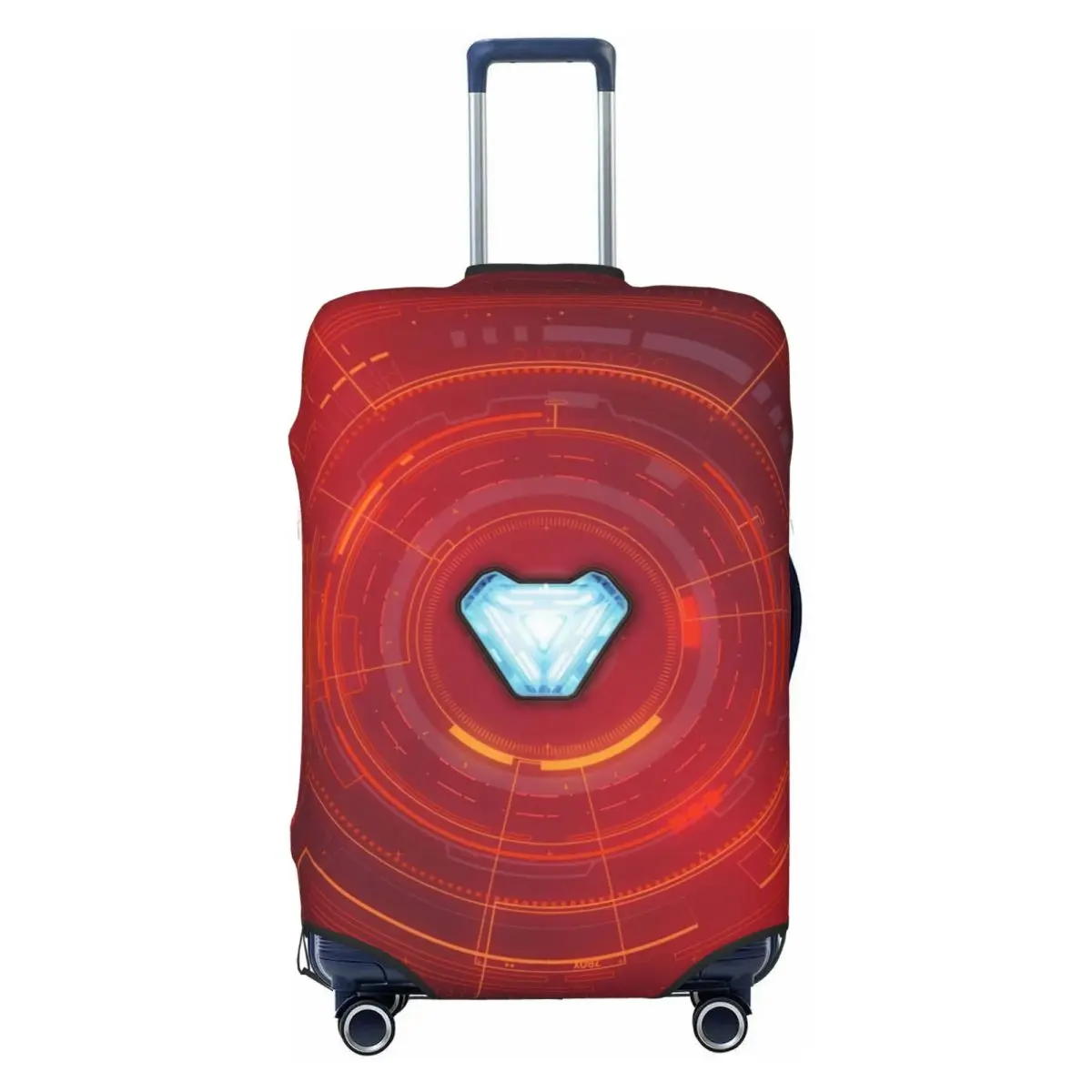 Custom Iron Man 3D Print Suitcase Cover Anime Manga Business Protector Vacation Practical Luggage Accesories