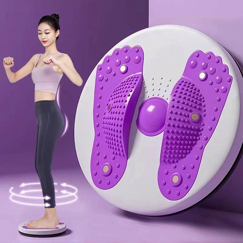 Twist Boards Balance Board Fitness Equipment Twister Exercise Twisting Disc Rotating Board Foot Massage Weight Loss Non-slip