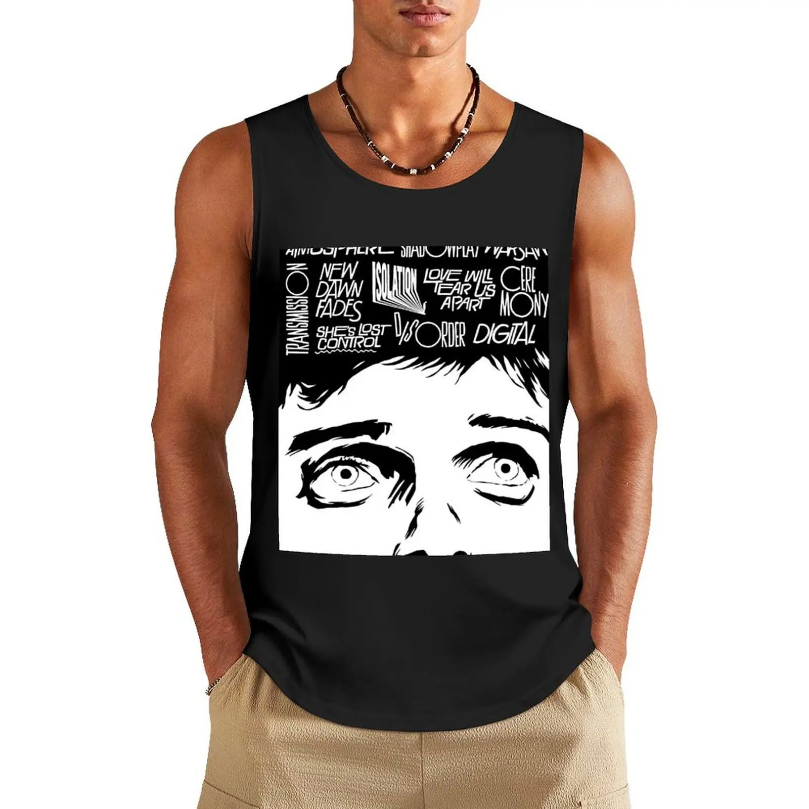 Divisions Tank Top sports vest gym shirt men