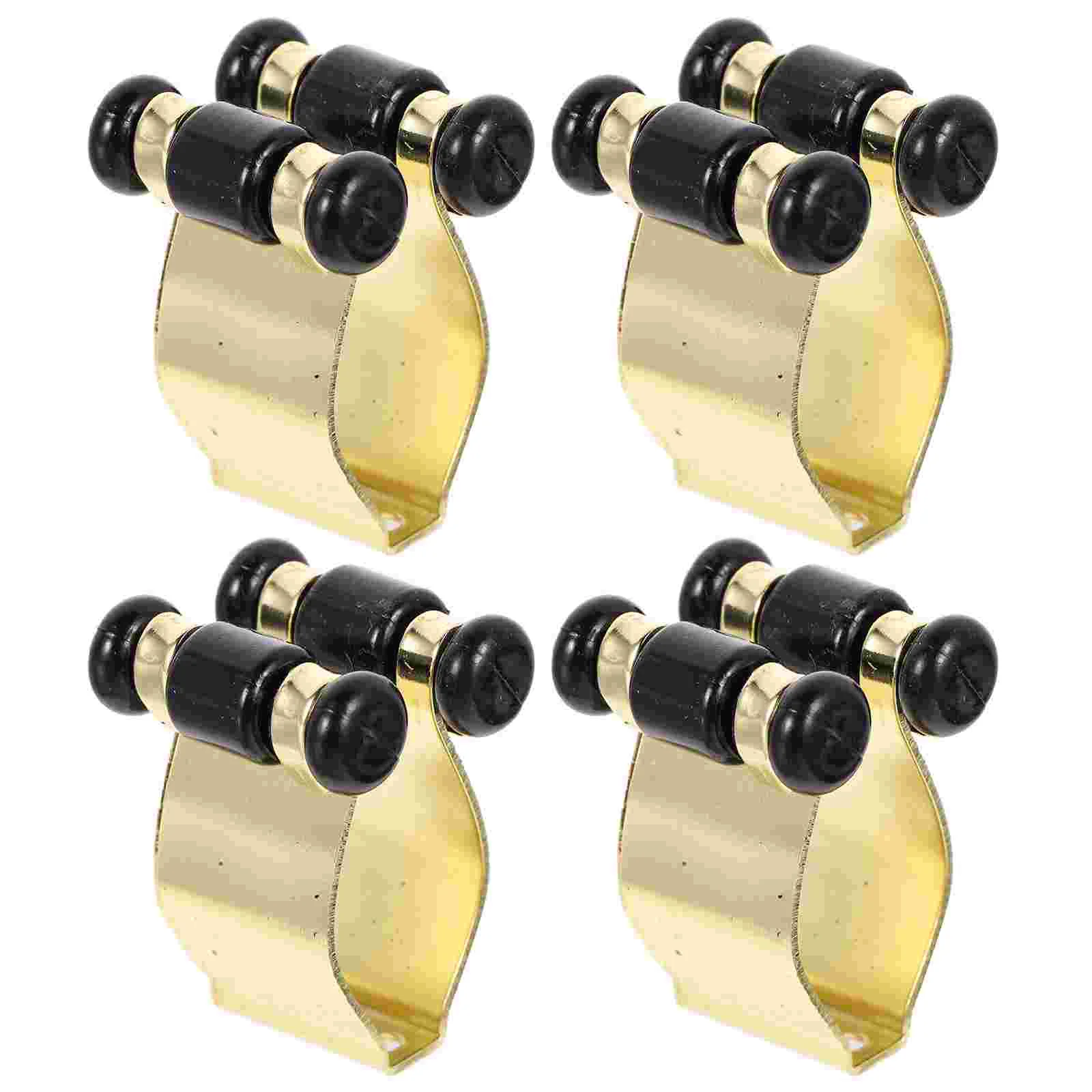 12 Pcs Fishing Rod Clip Billiard Cue Holders Clamp Table Floor Mount Racks Plastic Portable