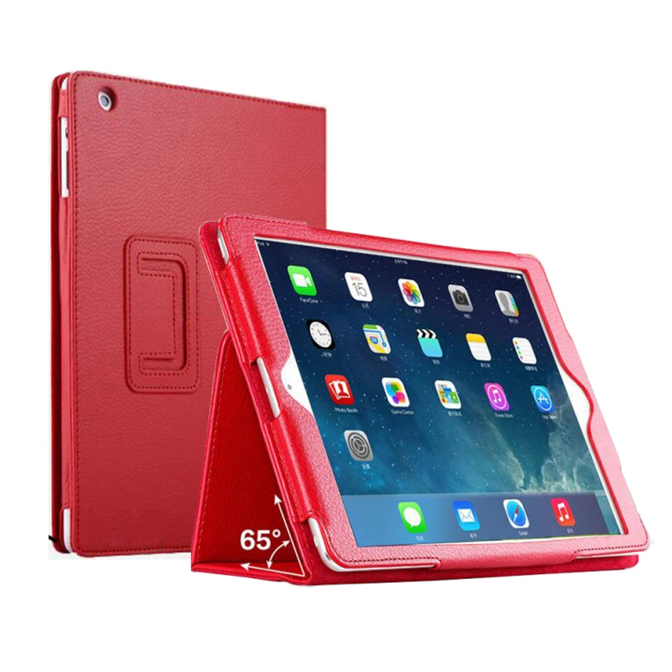 For iPad Air 1 Air 2 Case Magnetic Smart Flip PU Leather A1566 A1567 A1474 A1475 A1476 Funda for iPad Air 1 2 Cover