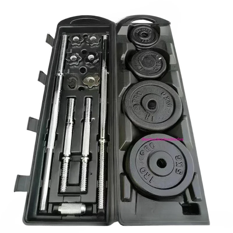 

В бытовое оборудование для фитнеса со штангой для тяжелой атлетики и приседаний. Высококачественный набор окрашенных гантелей весом 15–50 кг, можно точить