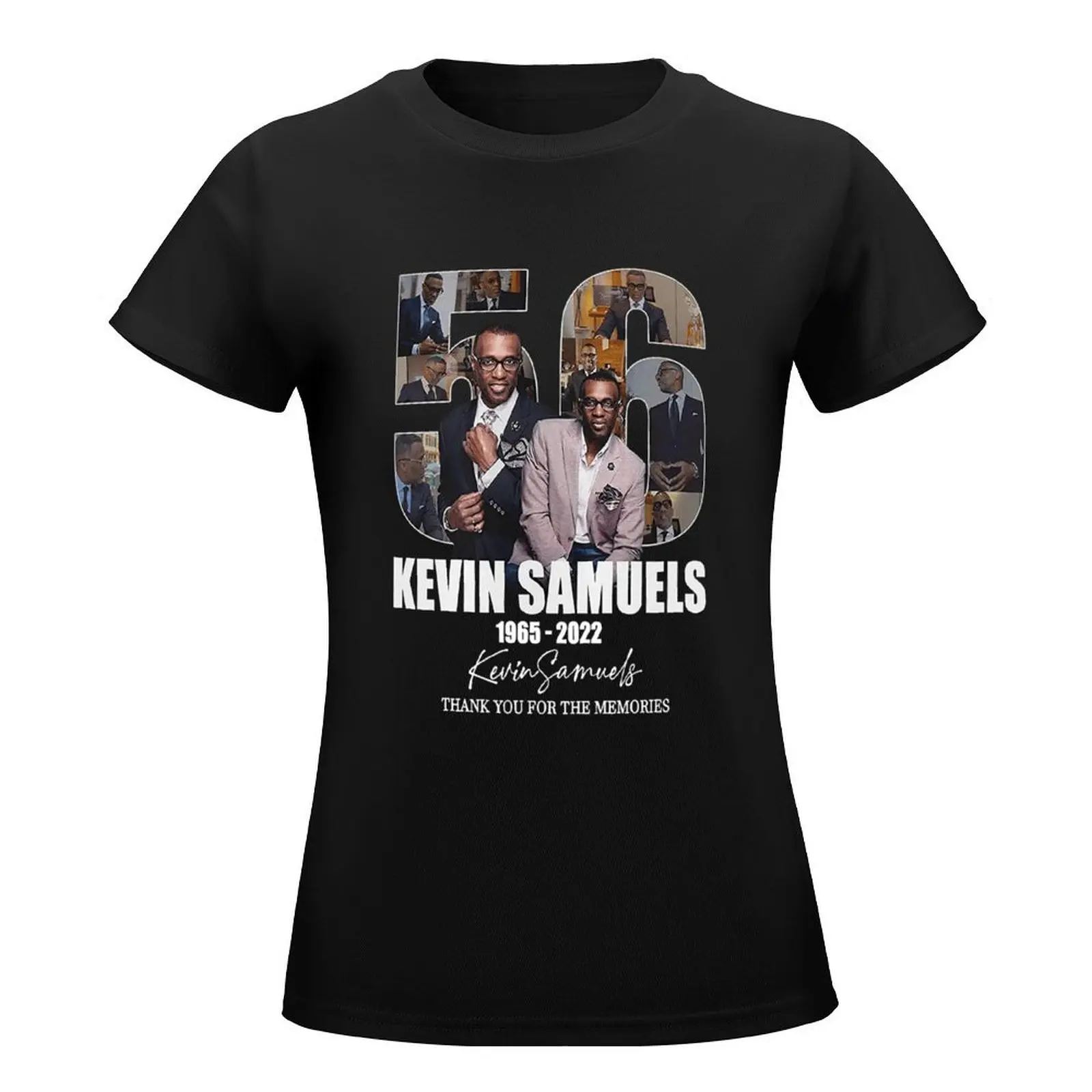 Signature Kevin Samuels 1965-2022 Rest in Peace T-Shirt vintage clothes tees female summer clothes cat shirts for Women