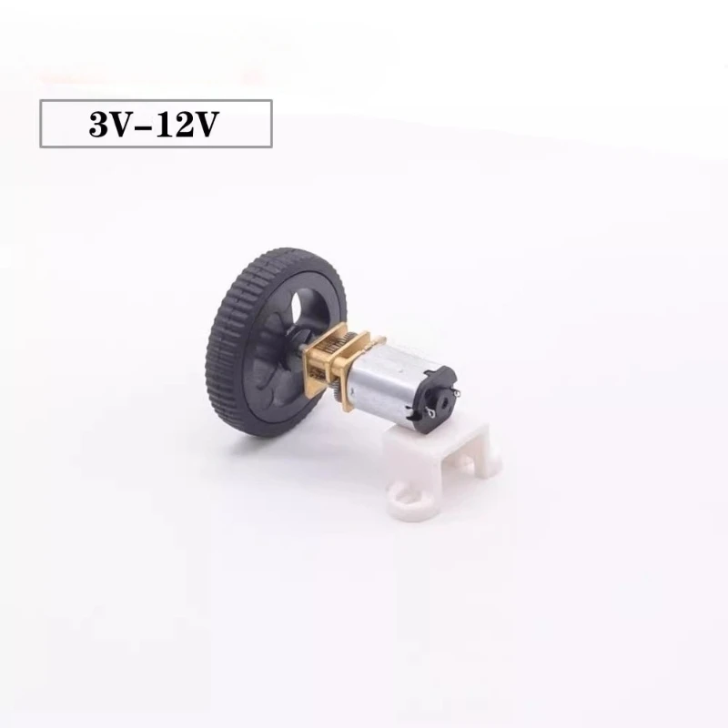 1 Uds GA12-N20 soporte de fijación de rueda de motor de desaceleración 3V6V12V accesorios de robot de coche inteligente de baja velocidad