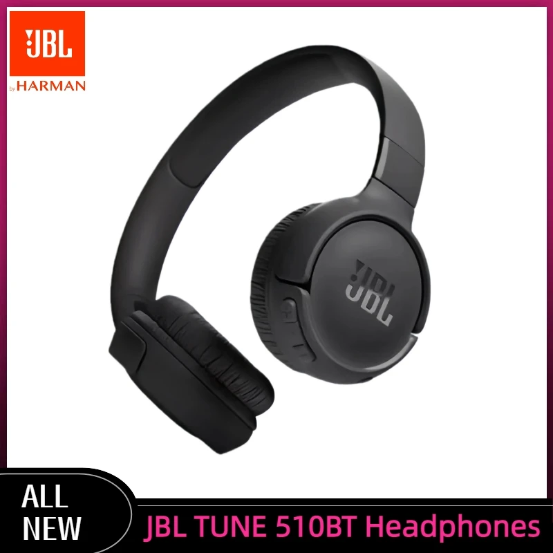 JBL TUNE 510BT casque supra-auriculaire Bluetooth sans fil avec micro intégré longue durée de vie de la batterie Charge rapide appels cristallins