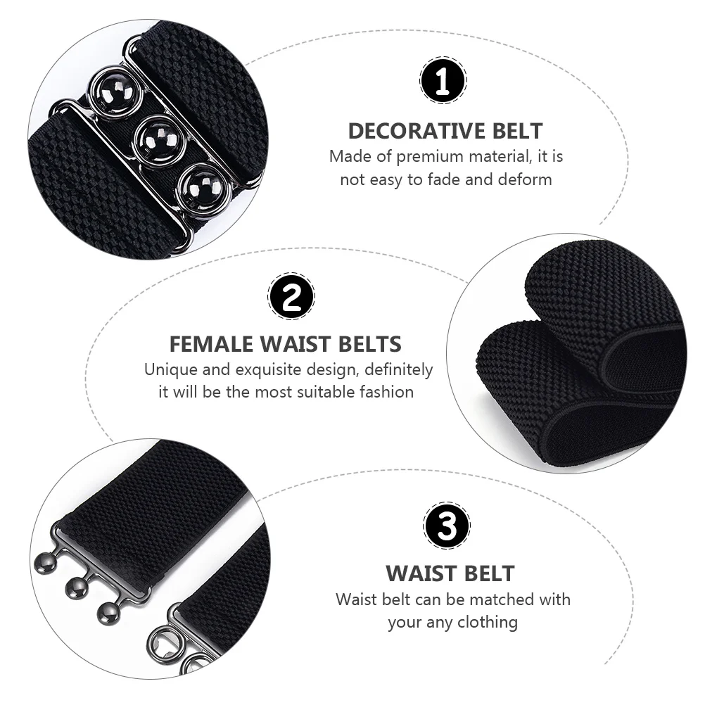 1 قطعة حزام مطاط واسع حزام الزخرفية حزام للنساء فستان السراويل الجينز الجوارب حزام خصر حزام الخصر النساء الخصر الفرقة