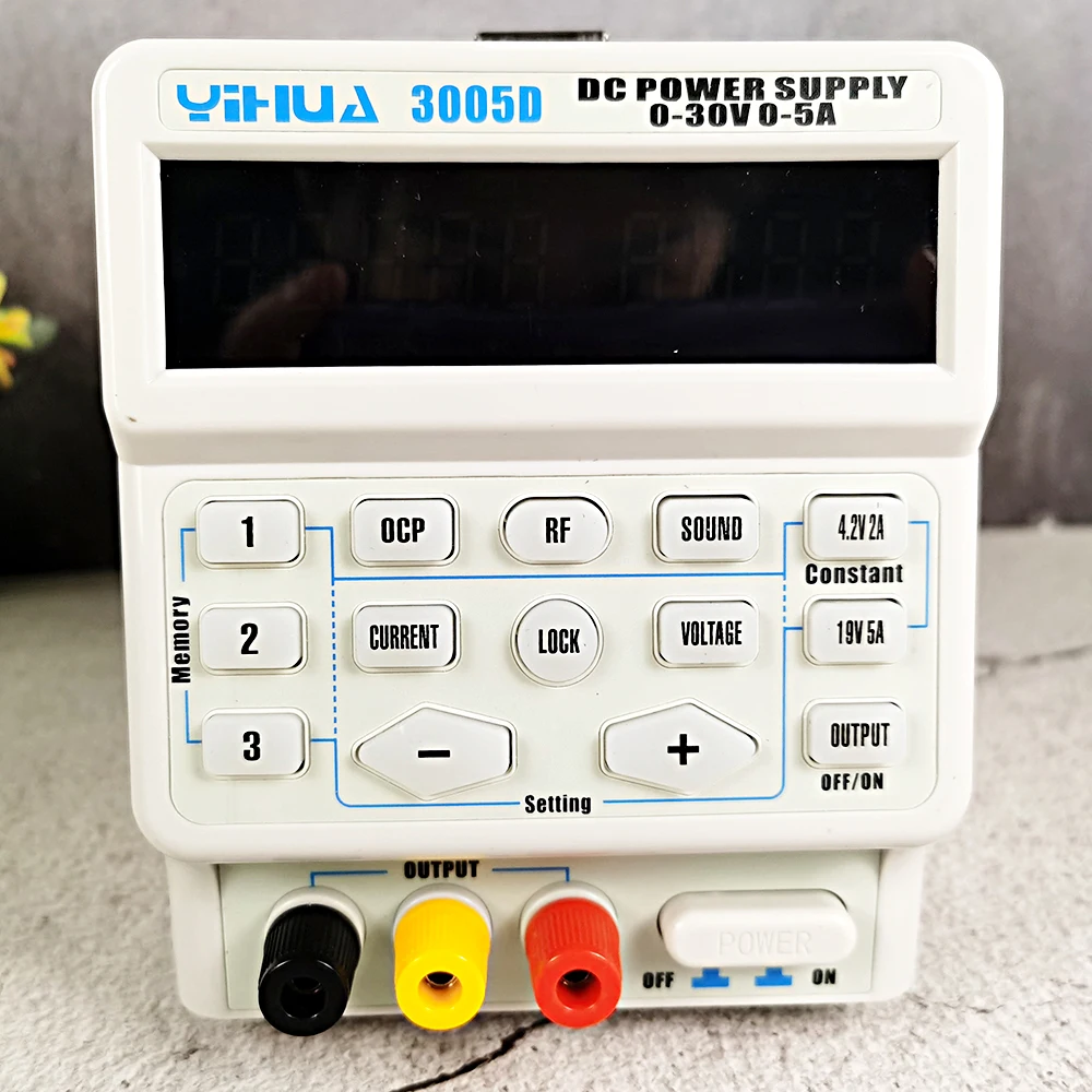 YIHUA 150W 3005D 5A 30V DC Power Supply Adjustable Laboratory Power Supply Digital Program-Controlled Switching Power Supply