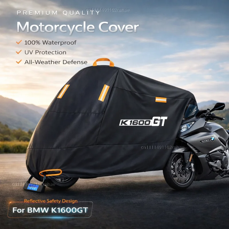 

Чехол для мотоцикла BMW K1600 2016-2021, водонепроницаемый, сверхпрочный, из полиэстера, с защитой от ультрафиолета, для улицы, от дождя, пыли и солнца