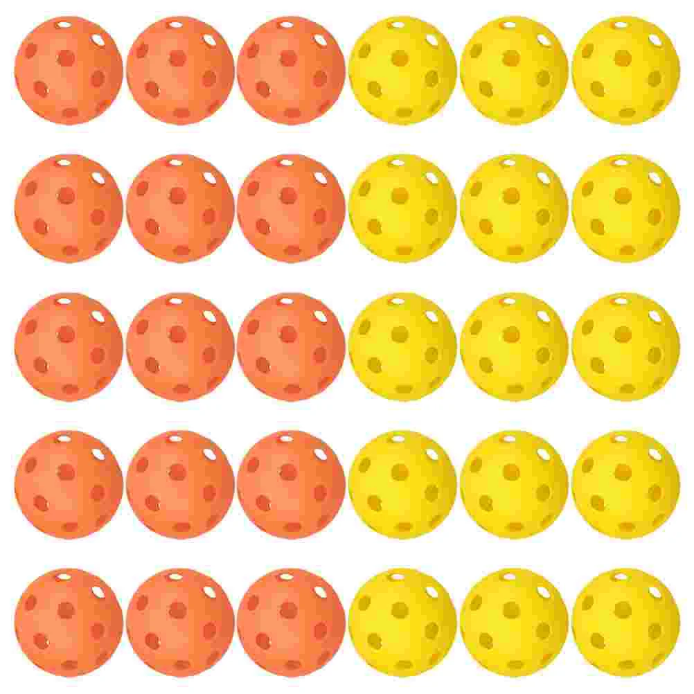 

30 Pcs Training Ball Golf Hole Balls Indoor Golfs Pe Plastic Foam Baseballs Practice for Golfing