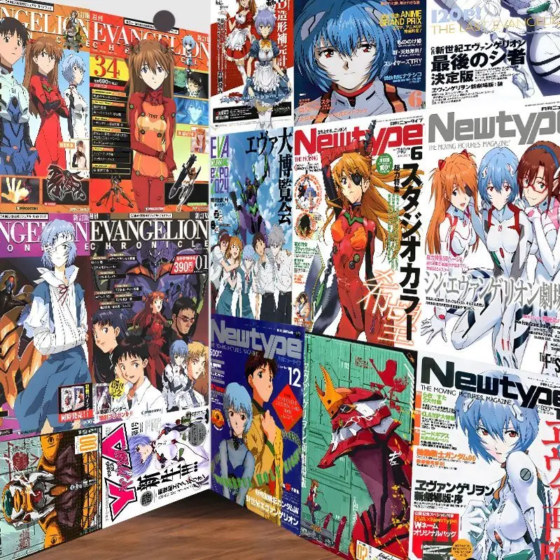 

Classic EVA Evangelion Figure Wall Art Decals Fashion Anime Mural Sticker Household Dormitory Wall Decoration Supplies