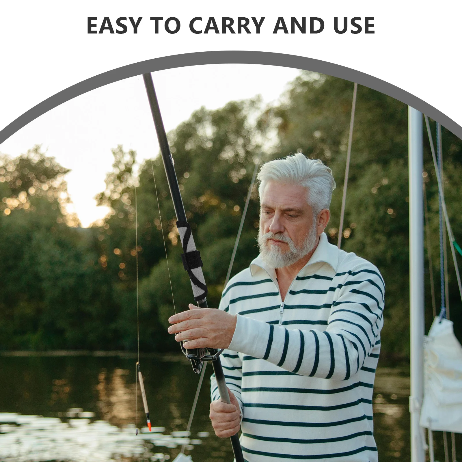 6 قطع من غطاء طُعم الصيد من النايلون يلتف حماية الطعم المقاوم للماء، أغطية أمان محمولة لحماية الصيد في الهواء الطلق