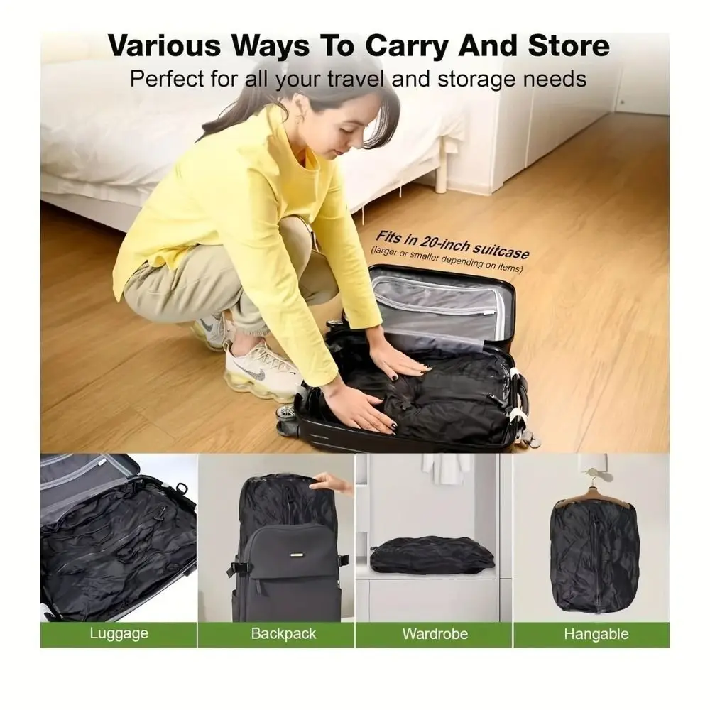 Reusable Vacuum Bags for Travel Folding Waterproof Vacuum Compression Bag Space Saver Dustproof Travel Compression Bag