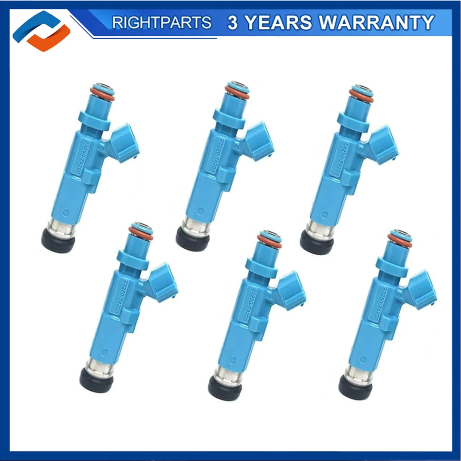 6Pcs Injectors 23250-74200 for Toyota 540Cc SXE10 IS200 RS200,Celica MR2 ST205 1JZ JZX100 JZX110 1JZGTE