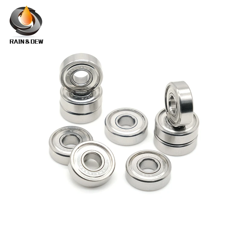 8Pcs S608ZZ ABEC-9 8X22X7 608 Stainless Skateboard Bearing Anti-rust Skate Bearing Stainless Steel Skate Bearing