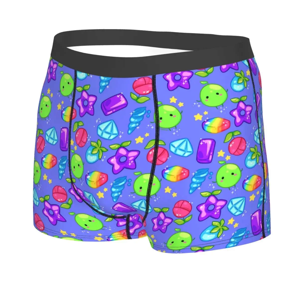 Custom Stardew Valleys Junimos Pattern Underwear Men Print Farm Games Boxer Shorts Panties Briefs Breathable Underpants