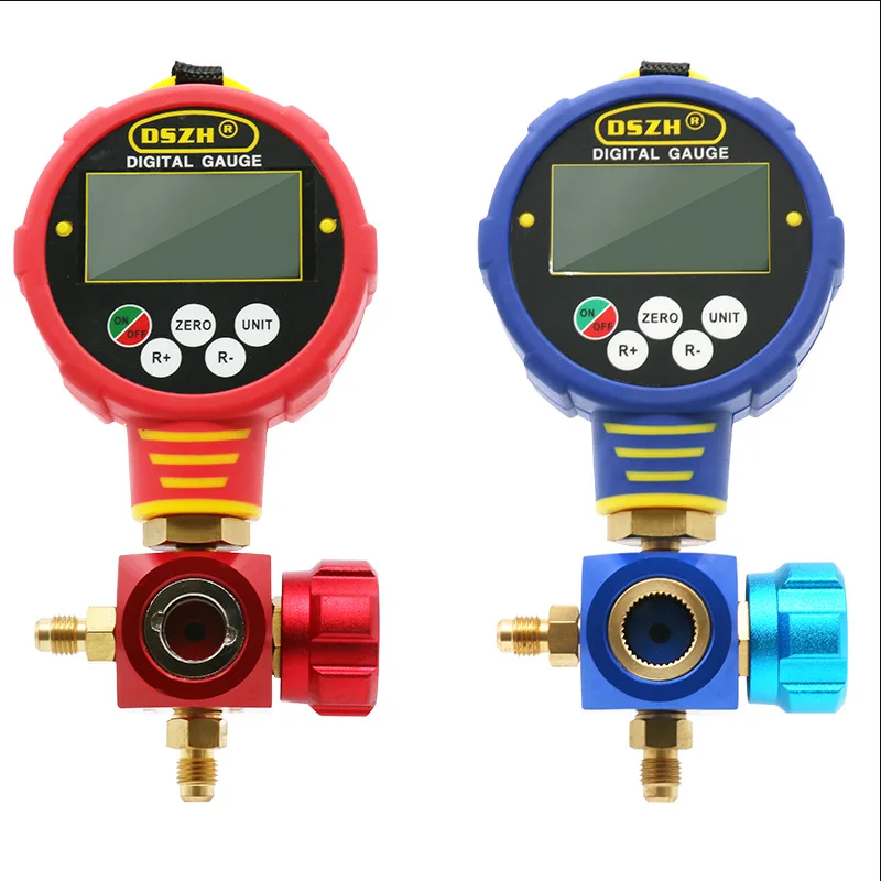 WK-6881L/H C Digital Manifold Gauge Refrigeration Pressure Tester High Pressure Air Conditioning Low Pressure Meter