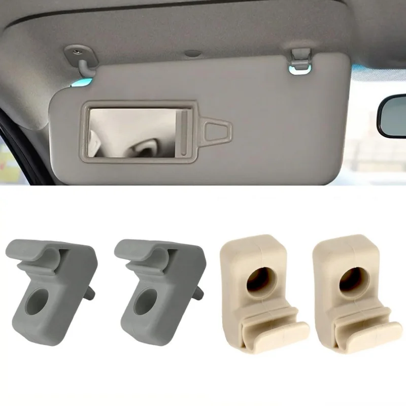 2Pc Car Sun Visor Holder 735411088 For Fiat Grande Punto High Durability Sun Visor Fixing Bracket Replacement Car Accessories