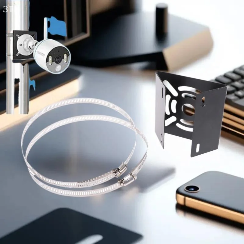 Soporte de poste de unión universal versátil para soporte trasero de videocámara y soporte de farola.