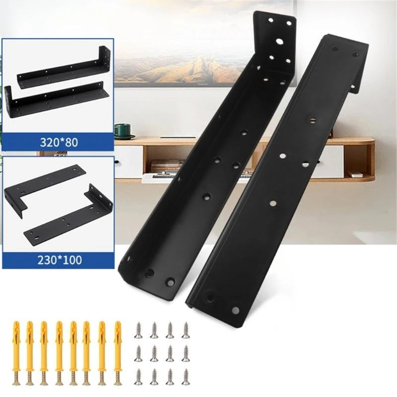 652F جدار الجرف قوس علقت ترايبود الجرف جدار ثابت التقسيم تخزين الرف علقت ترايبود الجرف سهلة التركيب #6