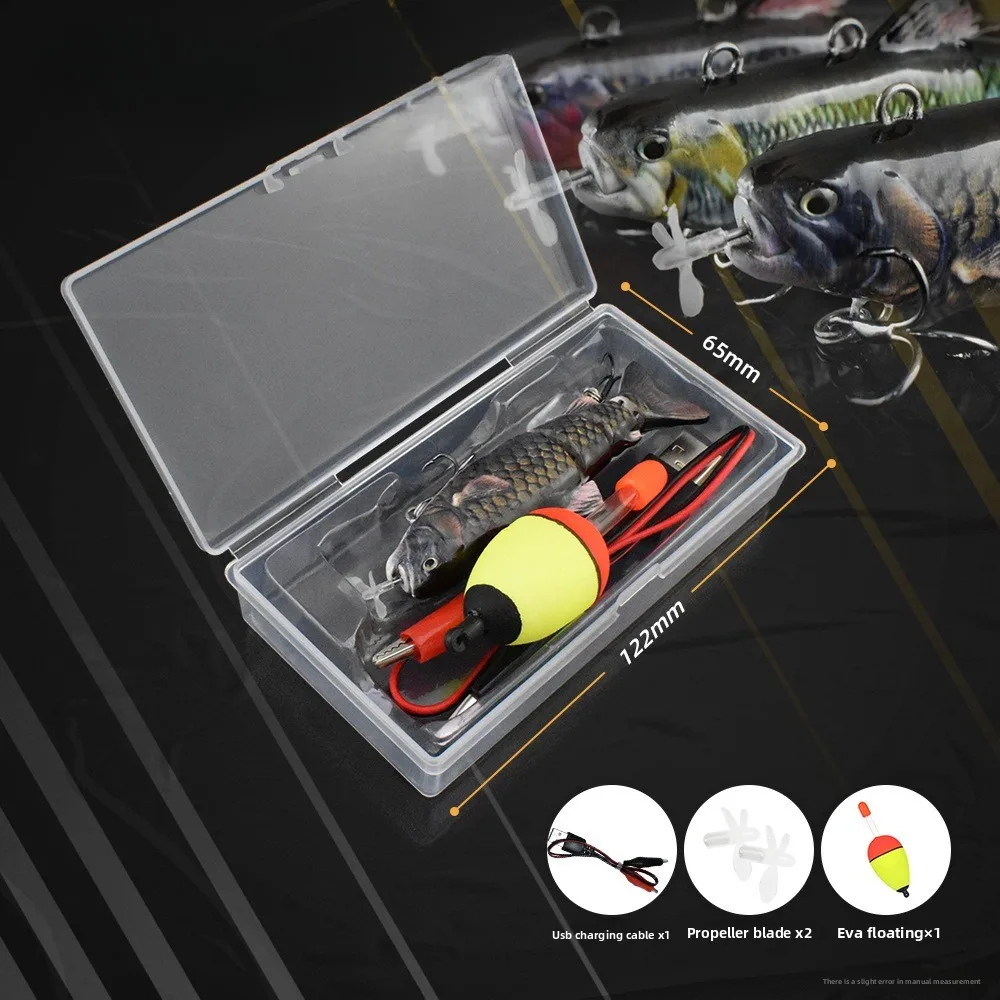 أربعة أقسام من السلاسل الحديدية متصلة بمروحة طعم الصيد الإلكتروني للسباحة الأوتوماتيكية