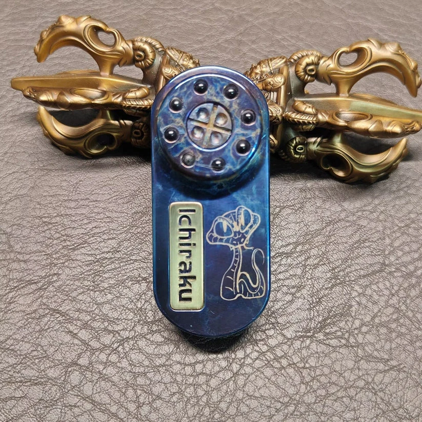 Fidgetspeelgoed Fidgetspinner Fidgetspeelgoed Stemvork Lineaire schuif Titaniumlegering Stormgeluid Anti-stress ADHD Zintuiglijk speelgoed