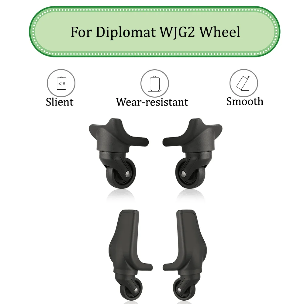 

For Diplomat WJG2 Universal Wheel Replacement Suitcase Silent Smooth Shock Absorbing Durable Convenient Accessories Caster Wheel