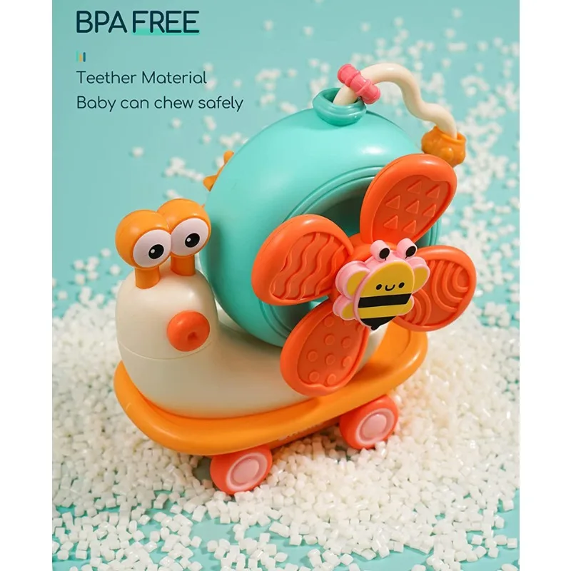 Toys Water Bath Toy Snail Windmill Change To Friction Car For Baby Custom Bathing Toys Baby 0-12 Months