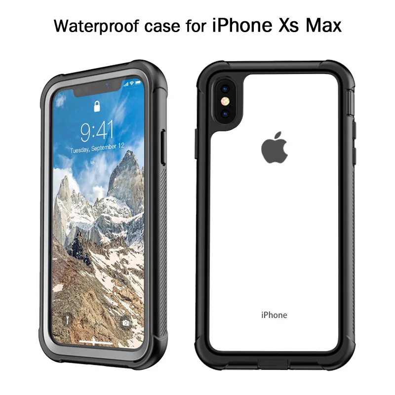 

Водонепроницаемый чехол для iPhone XS MAX для подводной съемки, усиленный противоударный защитный чехол для iPhone XS MAX
