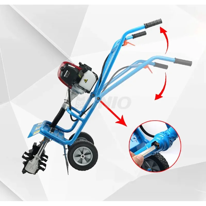 

Farm Garden Grass Cutting Two Four Stroke Knapsack Side-Mount Lawn Mower Weeding Machine
