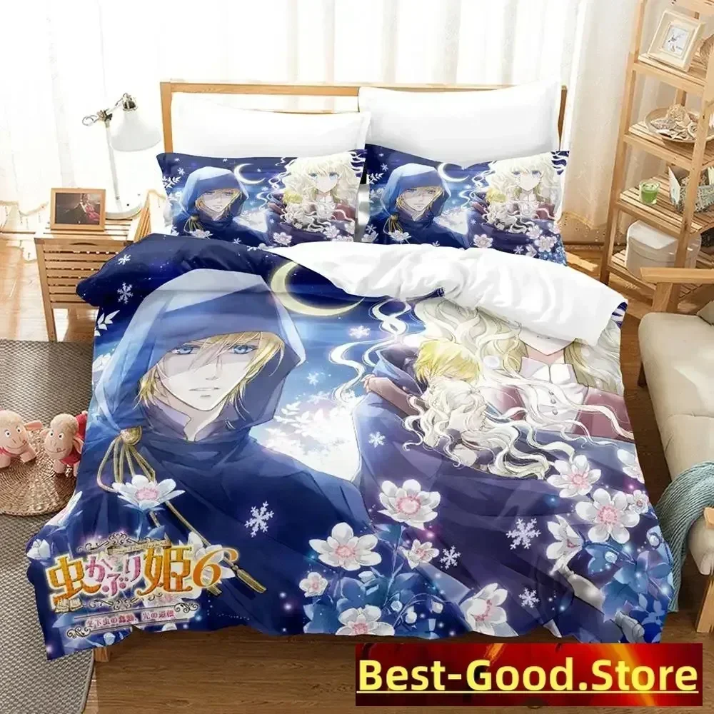 

New Bibliophile Princess All season Bedding Set Single Twin Full Queen King Size Bed Set Adult Kid Bedroom Duvetcover Sets Anime