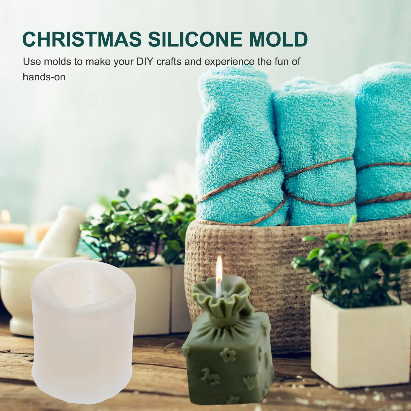 

Scented C Molds Christmas Gifts DIY Epoxy Resin Shapes Silica Gel nament H made Silicone Safe Durable Craft