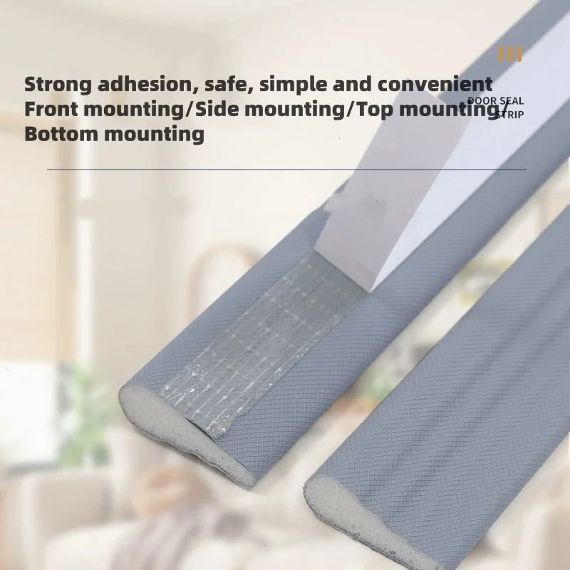 New Door Window Sealing Strip Soundproof  Noise Self-Adhesive Draught Exclude PU Foam Weather Stripping Door Seal Gap Filler