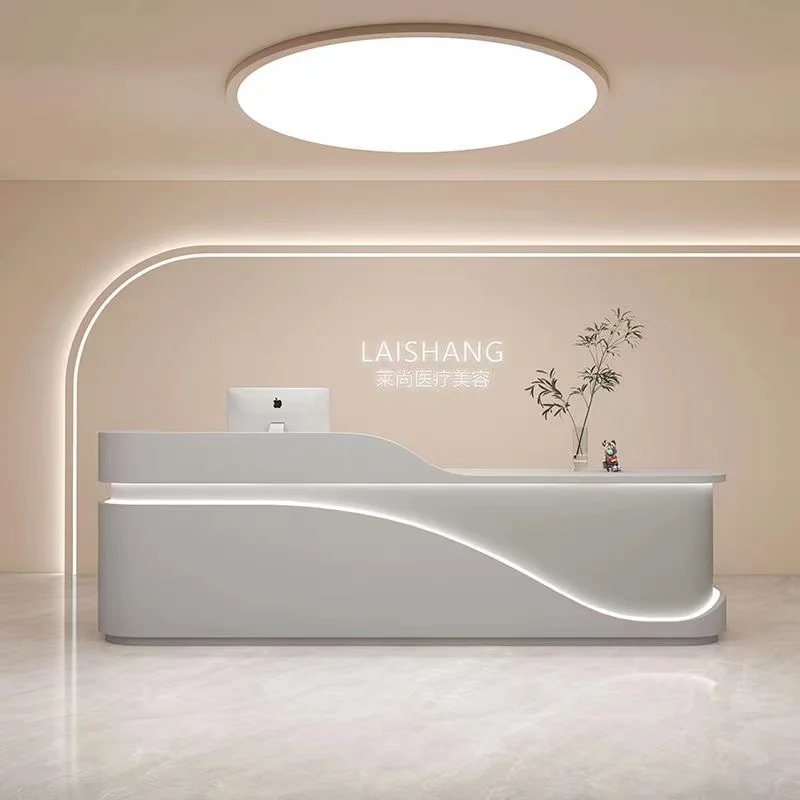 

Company European Reception Desks Shop Beauty Bar Luxury Hotel Restaurant Reception Desks Design Escritorio Lounge Furniture