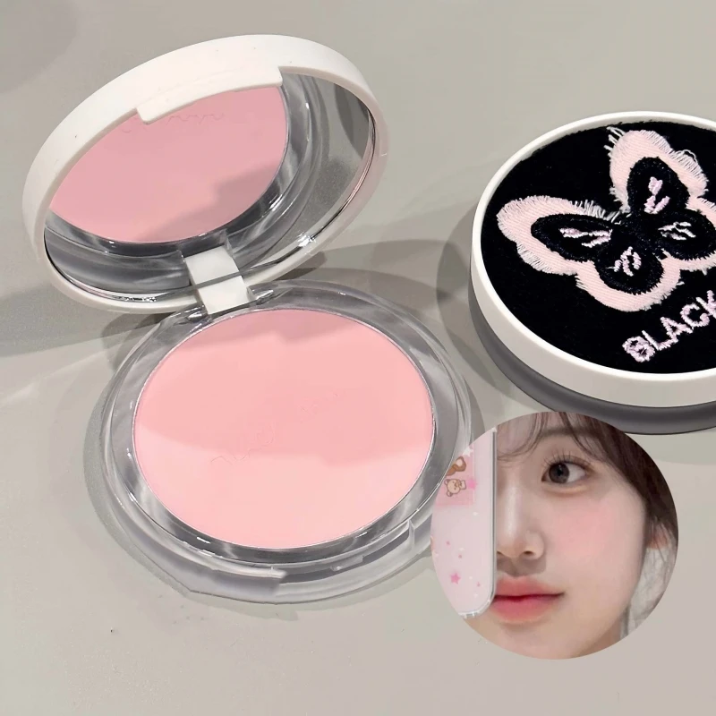 Monochrome Matte Butterfly Blush Face Velvet Sweet Girl Butterfly Low Saturation Pink Cheek Pigment Natural Contour Tint Shadow