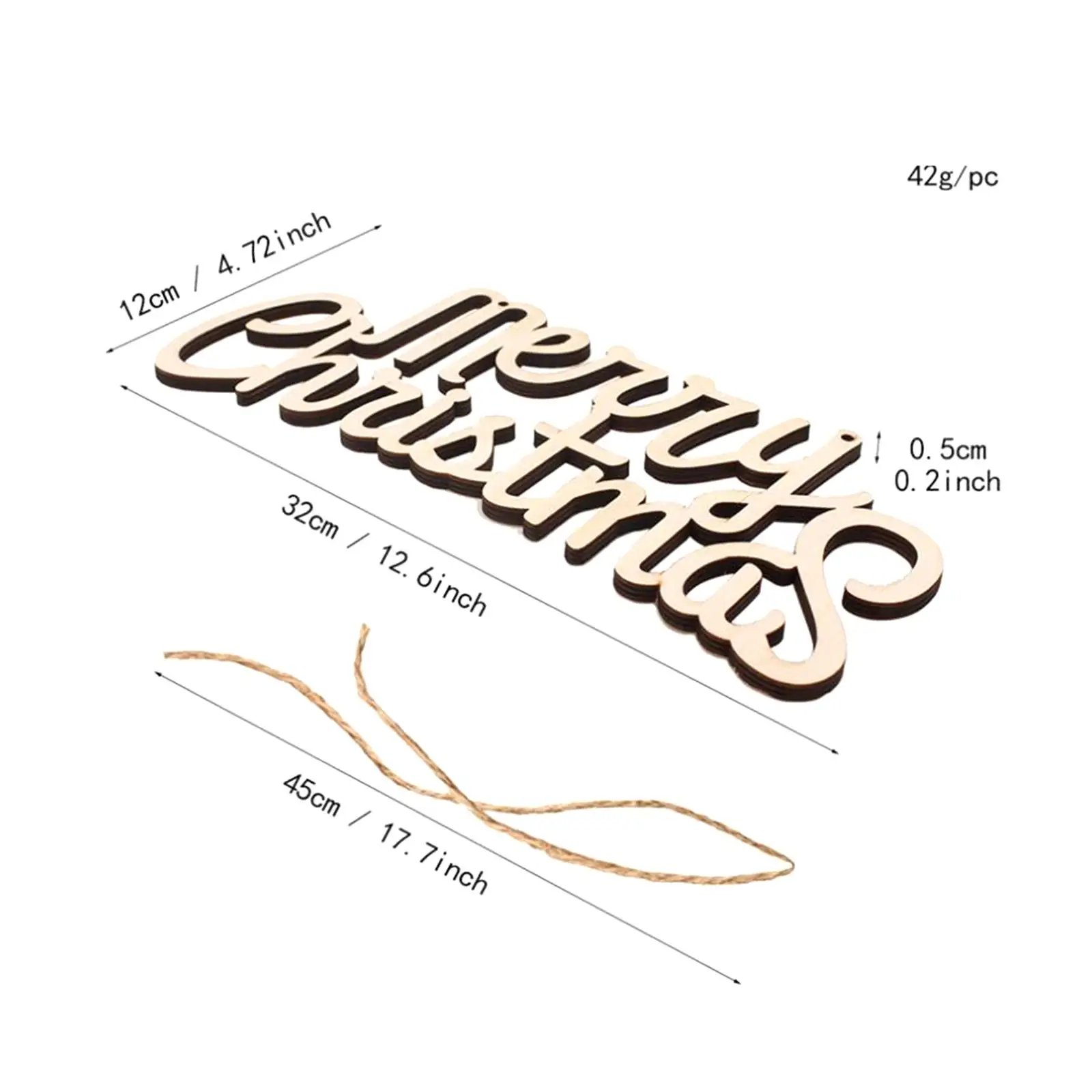 Frohe Weihnachten Holzschild Bauernhaus Willkommen Holz Ausschnitt Buchstabenschild Rustikale Verzierung für Fenster Hof Partys Fenster Kamin