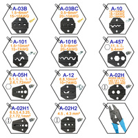 A03BC A03B A10 A101 A1016 A457 A05H A02H A02H1 Die Sets for HS HS FSE AM-10 EM-6B2 CRIMPING PILER Crimping machine modules jaws