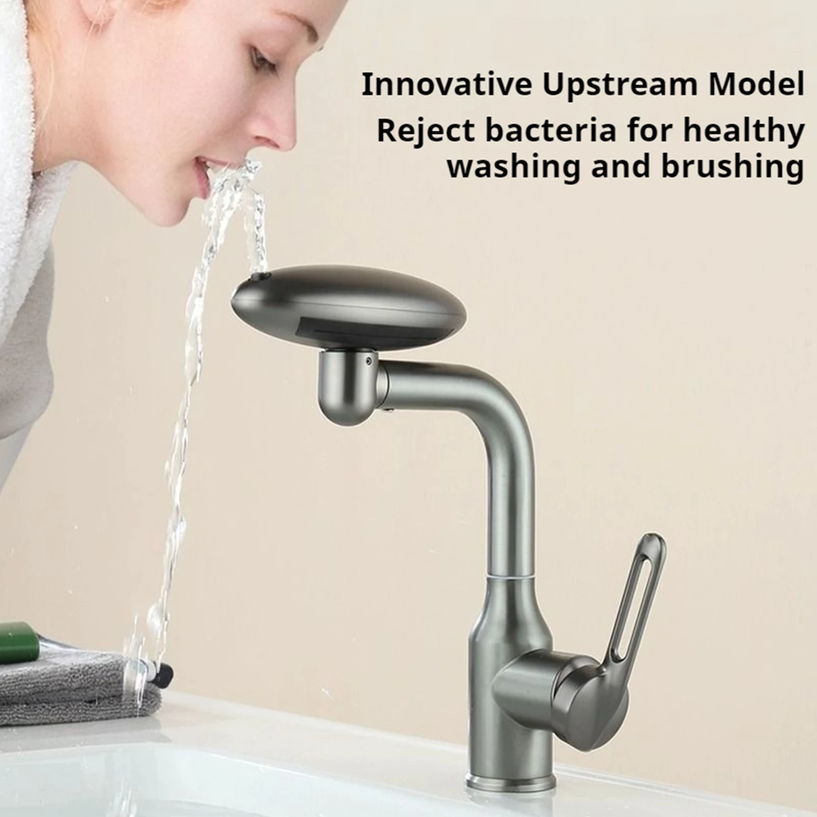 Bathroom Basin Faucet Universal Water Outlet Adjustable Hot Cold Water Faucet For Bathroom Kitchen Pressurized Water Valve