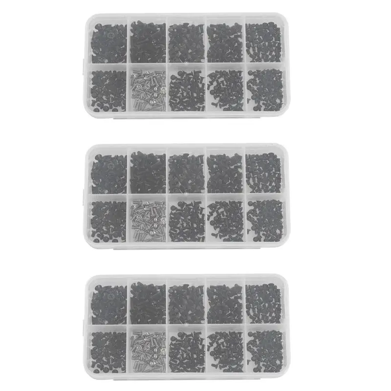 

ABBY-1500 шт. набор винтов для ноутбука, ноутбука, компьютера для IBM Hp Dell Lenovo Sony Toshiba Gateway Acer