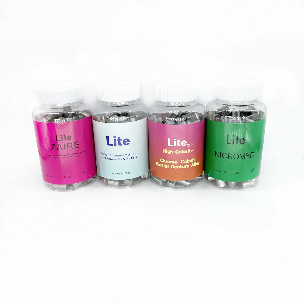 1000G Dental Lab COCR Framework Alloy Lite Zaire Chrome-Cobalt Base Partial Denture Metal