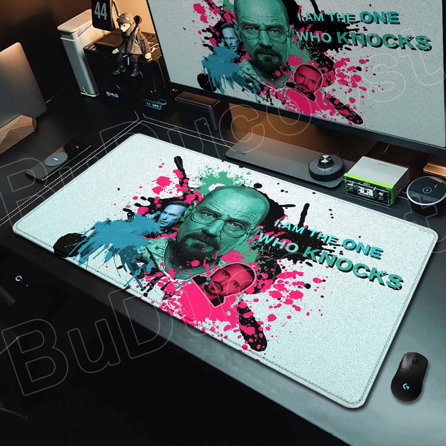 Heisenberg Breaking Bad Mouse Pad Boy Gift Motivational Positive Classic Images Natural Rubber Game Mousepad Desk Mat Large Size