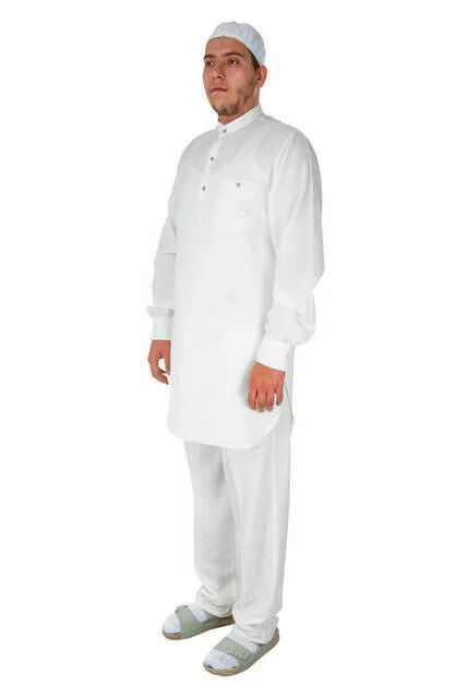 IQRAH Hajj and Umrah Outfit-Afghan Kit-White