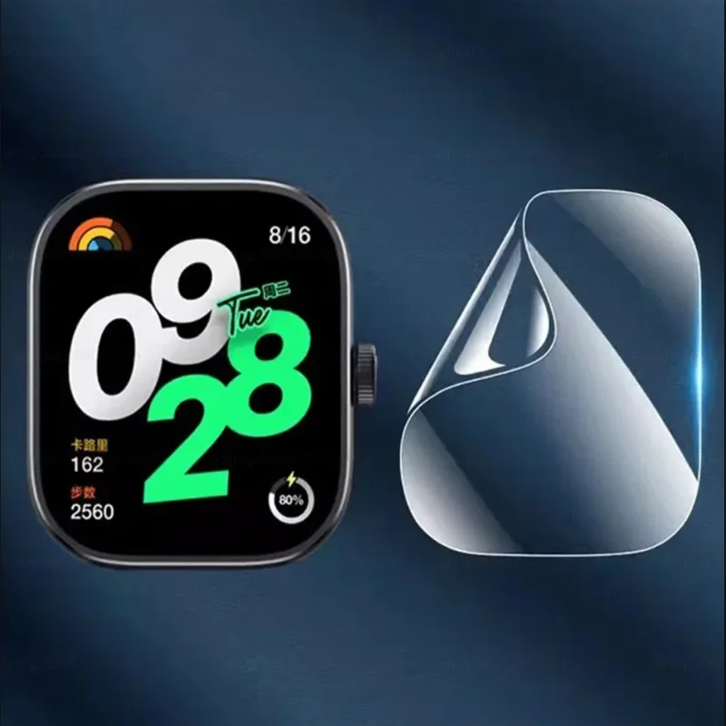 Protective Film For Xiaomi Redmi Watch 4 Screen Protector Anti-scratch Film for Redmi Watch 3/3active Replacement Accessories