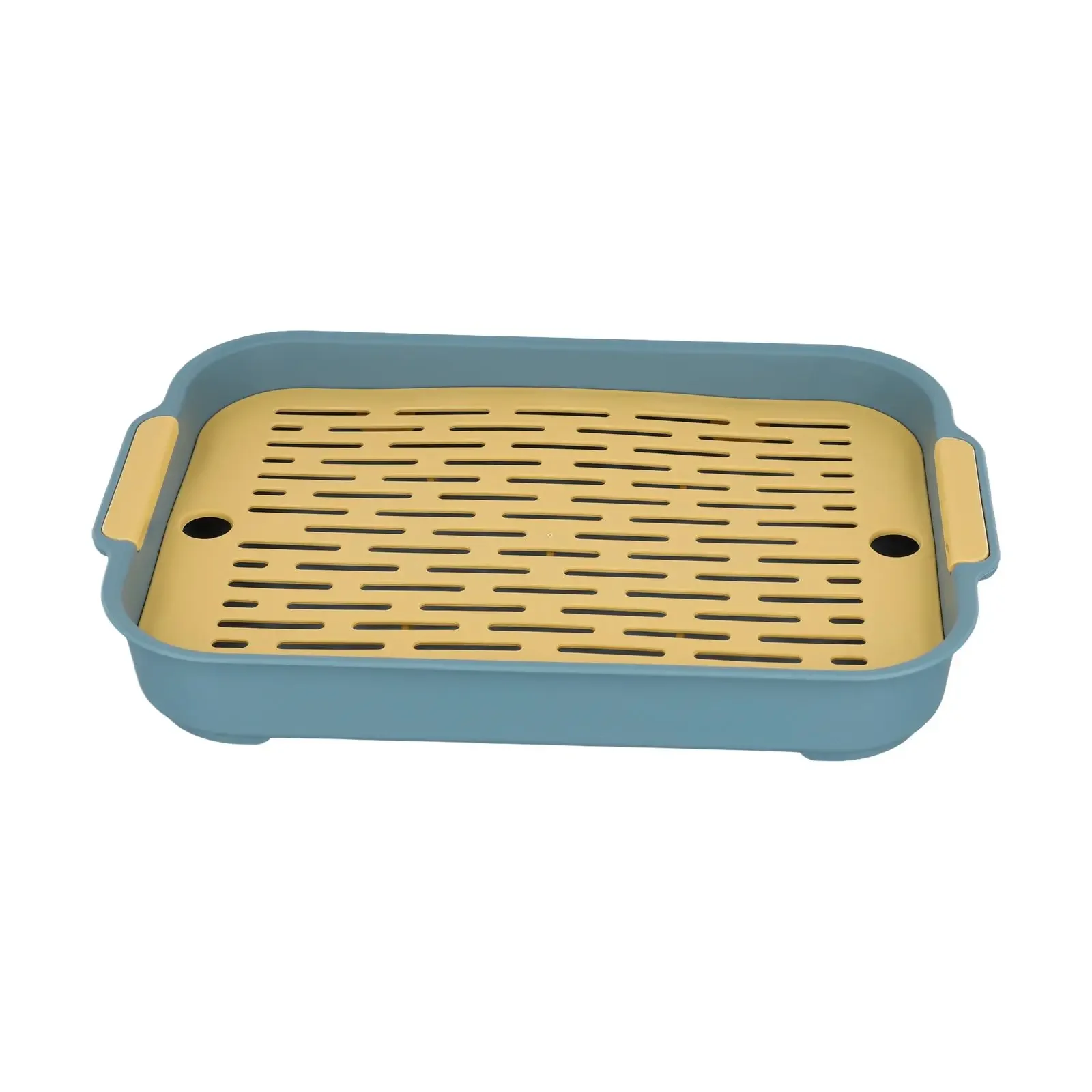 For Pet’s Training Rabbit Litter Tray For Pet’s Training Detachable Design Heightened Grid Design Smooth Corner