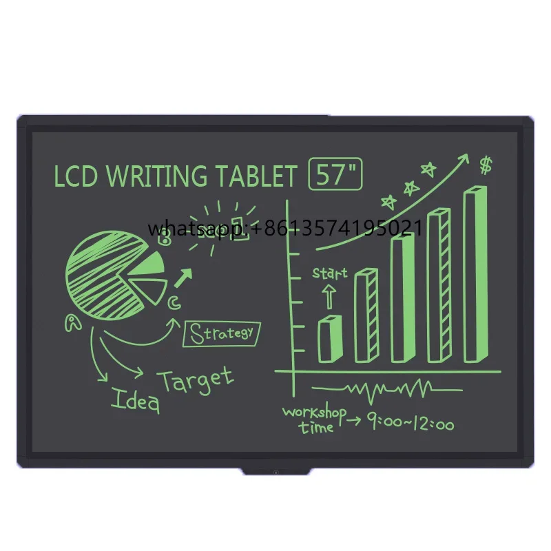 

TNewyes 57 Inch Magic Eraser Board Notebook School Writing Pen Tablet