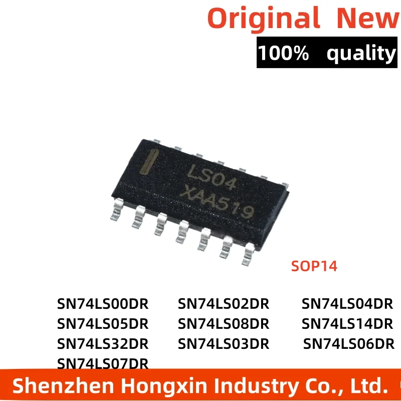 10 pieces SN74LS00DR 02/04/08/14/32/03/05DR2/06/07 HD74LS32RPEL SOP14 Chip Six Buffer/Driver