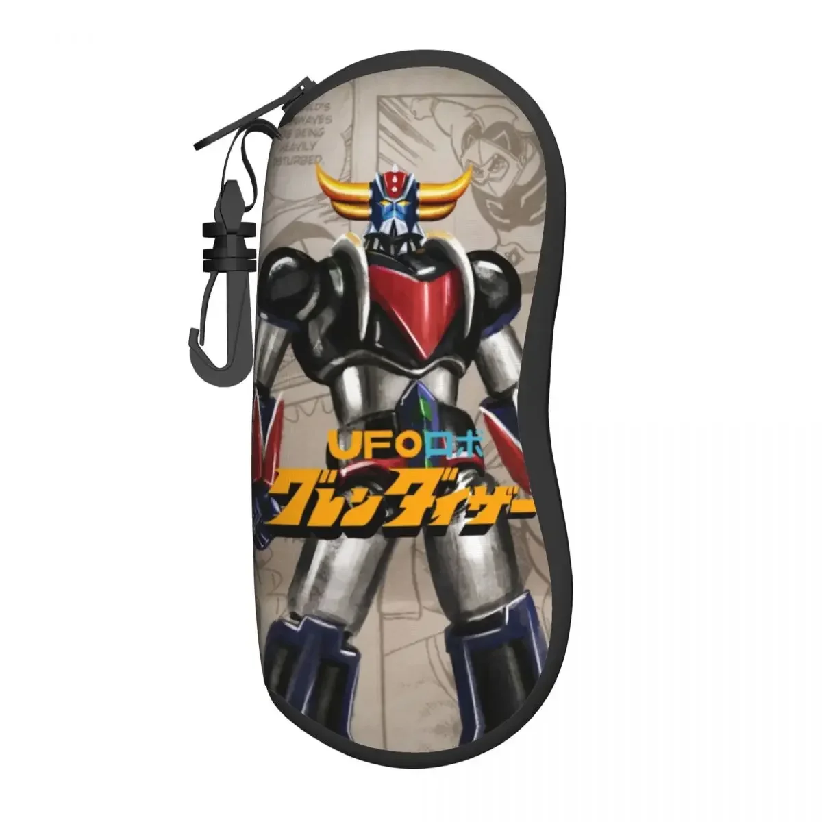 Grendizer Anime Shell Eyeglasses Case Women Men Fashion UFO Robot Goldorak Glasses Case Sunglasses Box Pouch