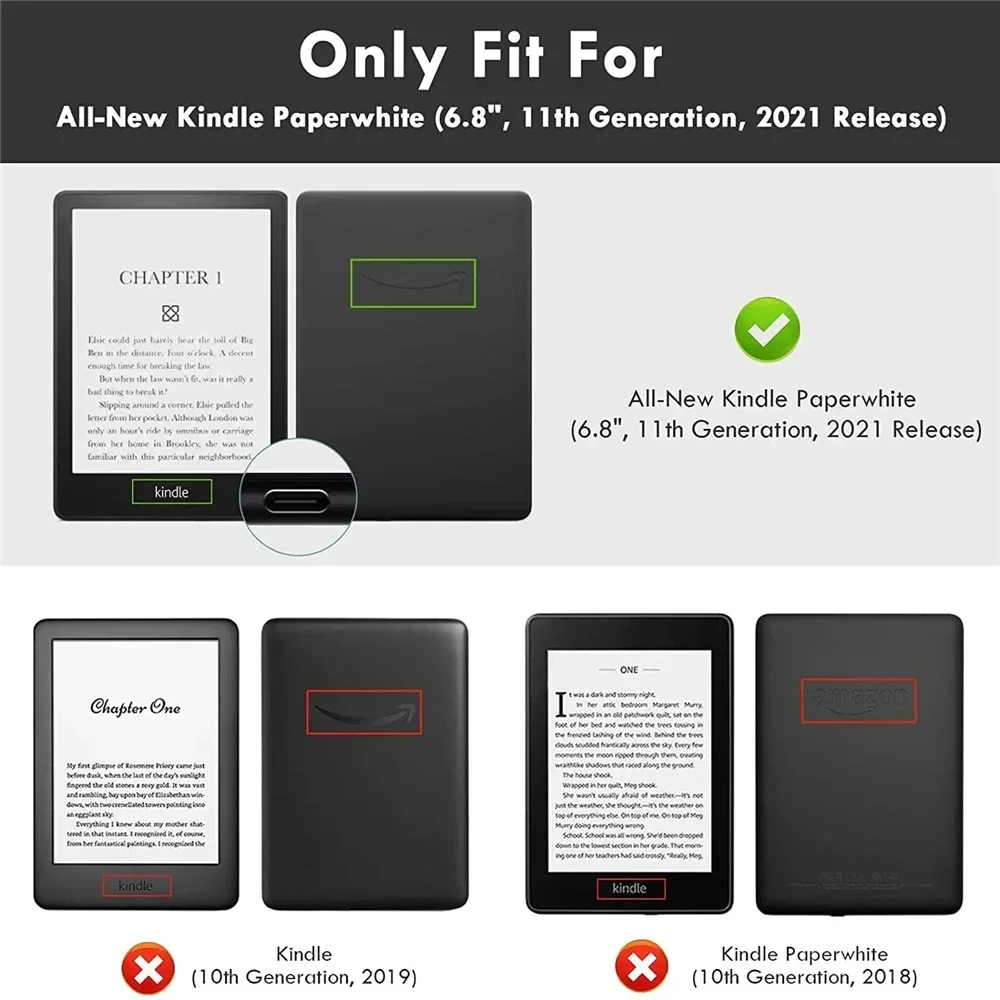 2 قطعة واقي للشاشة للحيوانات الأليفة لجهاز Kindle Paperwhite 11th Generation 2021 6.8 بوصة Kindle Paperwhite طبقة رقيقة واقية بدون زجاج