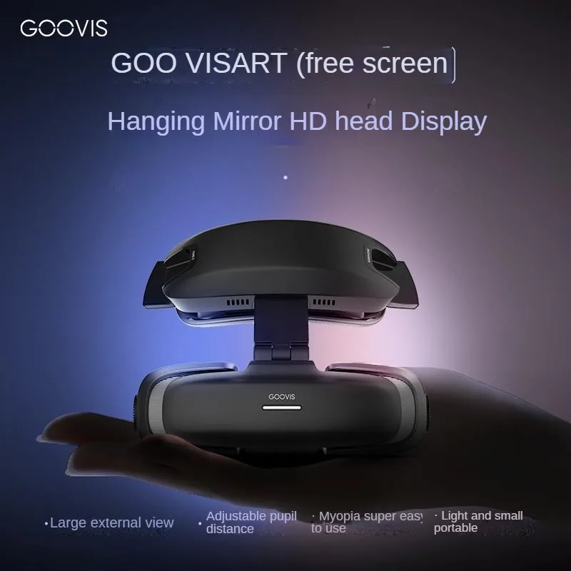 GOOVIS Art Suspending Mirror HD 3D Headset Display VR/AR Smart Video Bril Directe Computer/Handheld/DP telefoon Hoofd Display