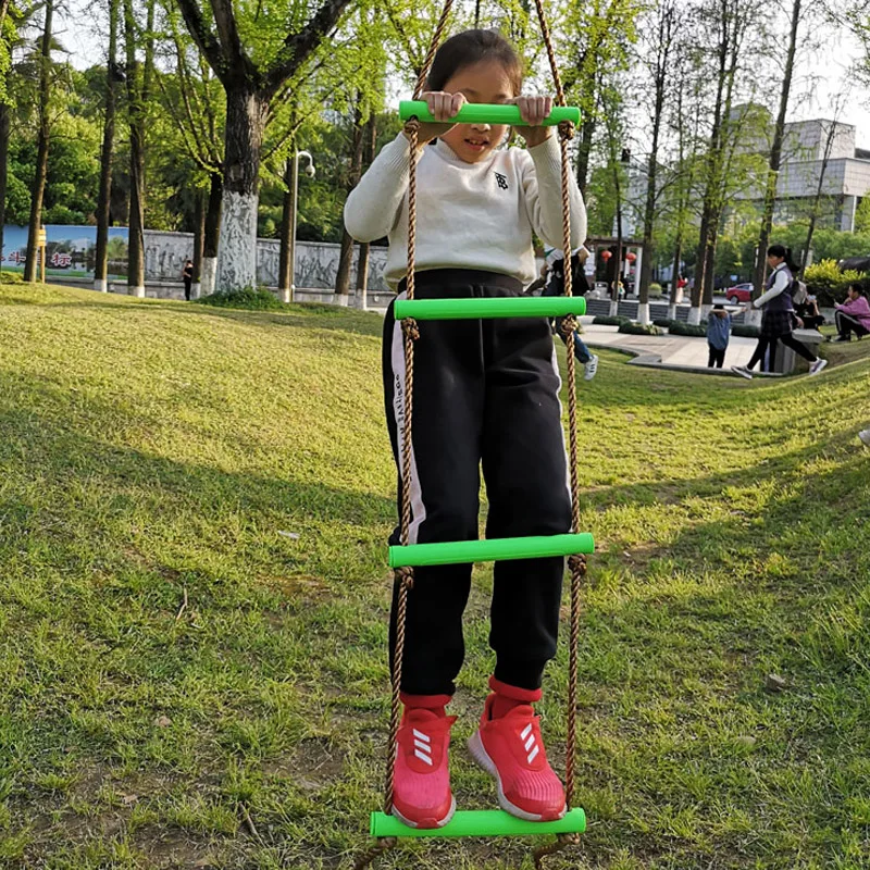 Escada de corda para crianças Escalada Playground, Balanço, Quintal, Jardim ao ar livre, Casa na árvore, Integração Sensorial, Equipamento de treinamento